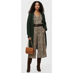 Emma & Michele Women's Size Large Multicolor Snakeskin Sleeveless Jumpsuit